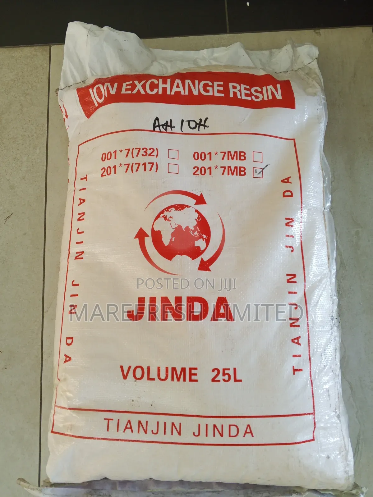 Resin Exchange (Anion)