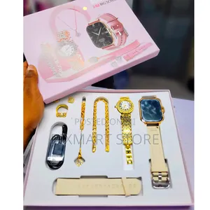 A58 Plus Smart Watch Luxury Jewelry Combo Set