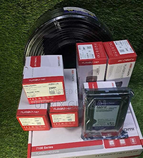 Hikvision 8ch Dvr 5 Cctv Cameras Full Package
