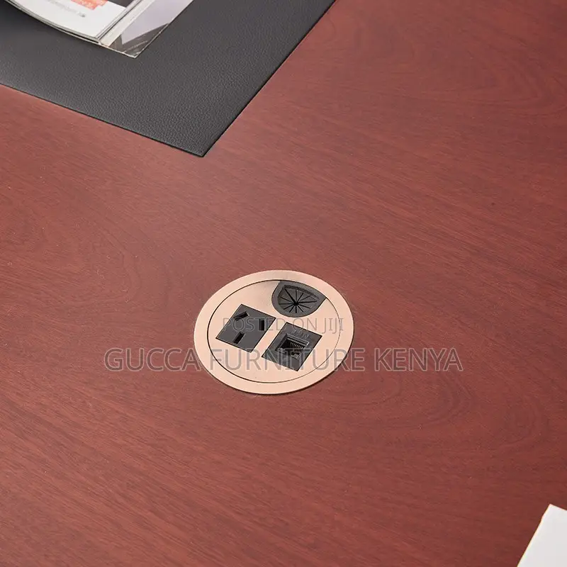 1.8 Meters Mahogany Executive L-shaped Table