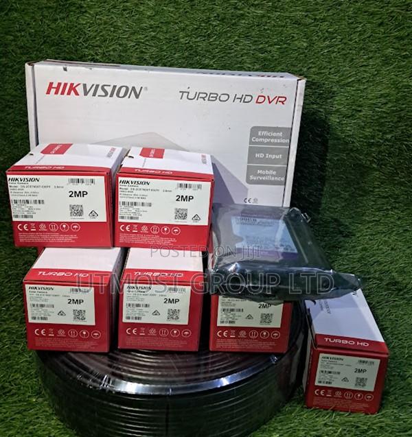 Hikvision 8ch DVR 5 Camera Home Security Set - main view
