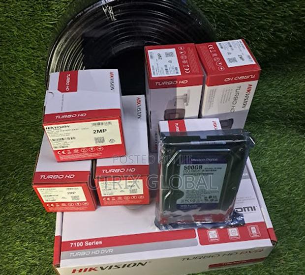 Hikvision Complete Cctv Kit 5 Cameras 50m Cable - main view