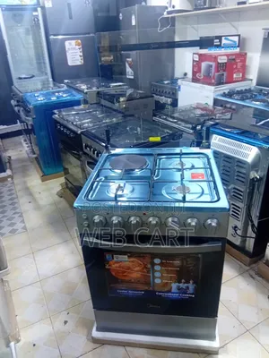 Midea 60x60 3 Gas 1 Electric Cooker 60e3g1h4f-Sl Silver
