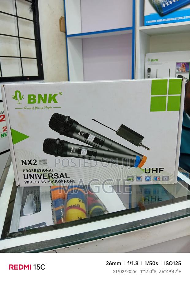 Nx2 Professional Universal Wireless Microphone