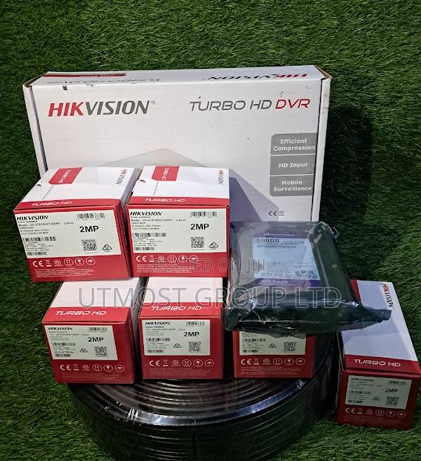 Hikvision 5 Camera Complete CCTV Installation Kit - main view