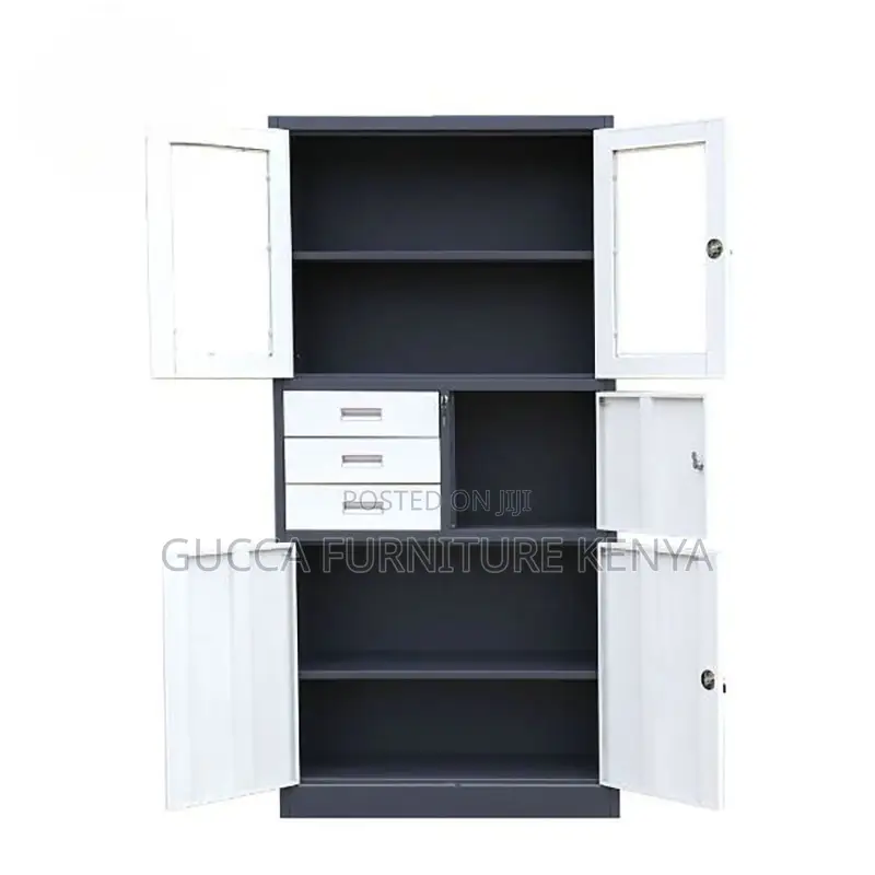 Imported 2-door Metallic File Cabinet With Safe Box