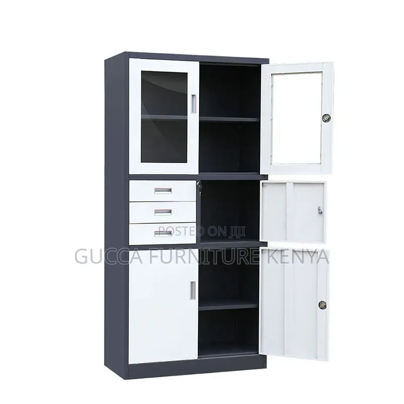 Imported 2-door Metallic File Cabinet With Safe Box