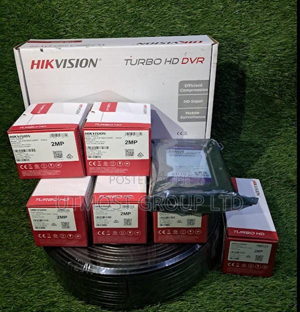 Hikvision 8 Channel DVR With 5 CCTV Cameras - main view