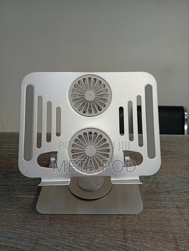 Laptop Stand With Dual Fan and X360 Height Adjustable