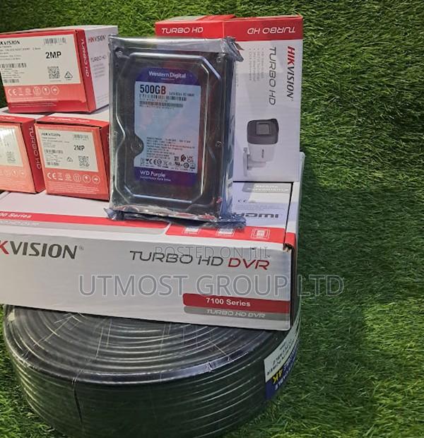 Hikvision 5 Camera 8ch DVR Monitoring System - main view