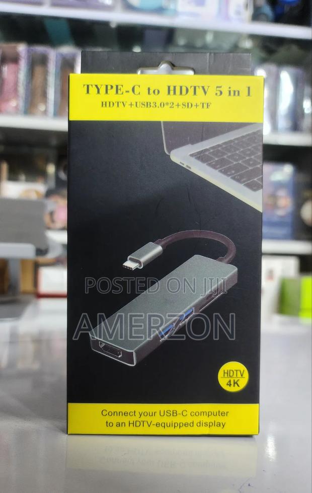 Usb Type-C Hub to Hdmi 5 in 1 Adapter - thumbnail 2