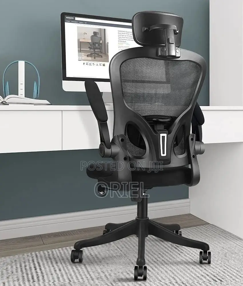 Office Chair : Ergonomic Mesh Office Chair With Adjusted Arms