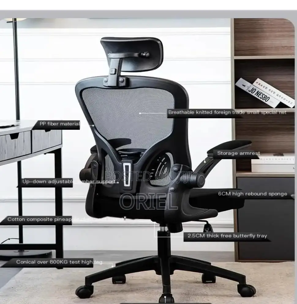Office Chair : Ergonomic Mesh Office Chair With Adjusted Arms