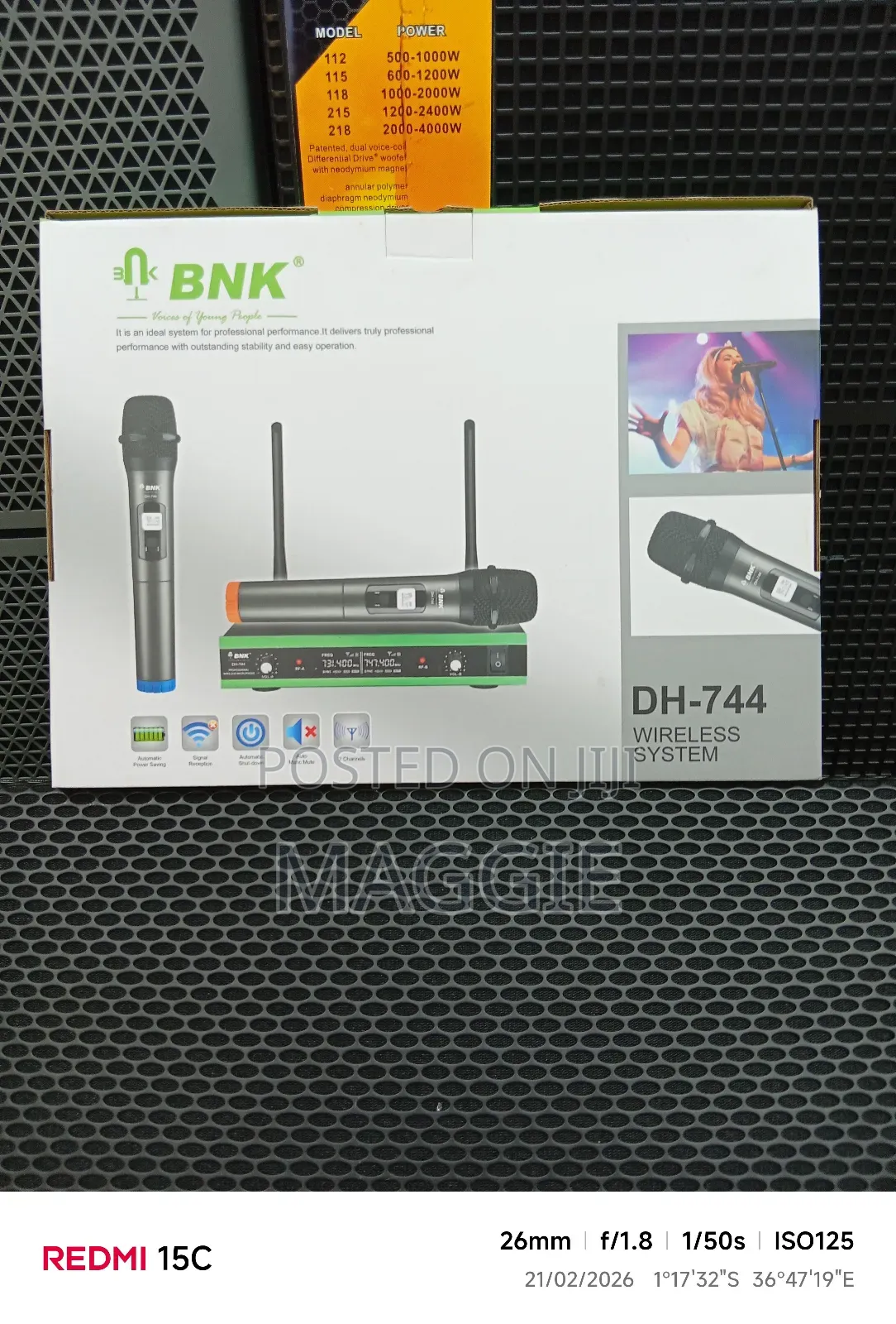 BNX Dh-744 Microphone