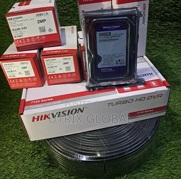 Hikvision 8ch Dvr 5 Cameras Connectors Cable