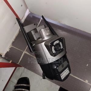 Black 4g CCTV Camera With Dual Lens - thumbnail 2