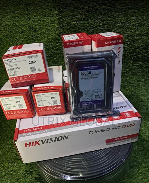 Hikvision 8ch Dvr Kit With 5 Cameras And Hdd