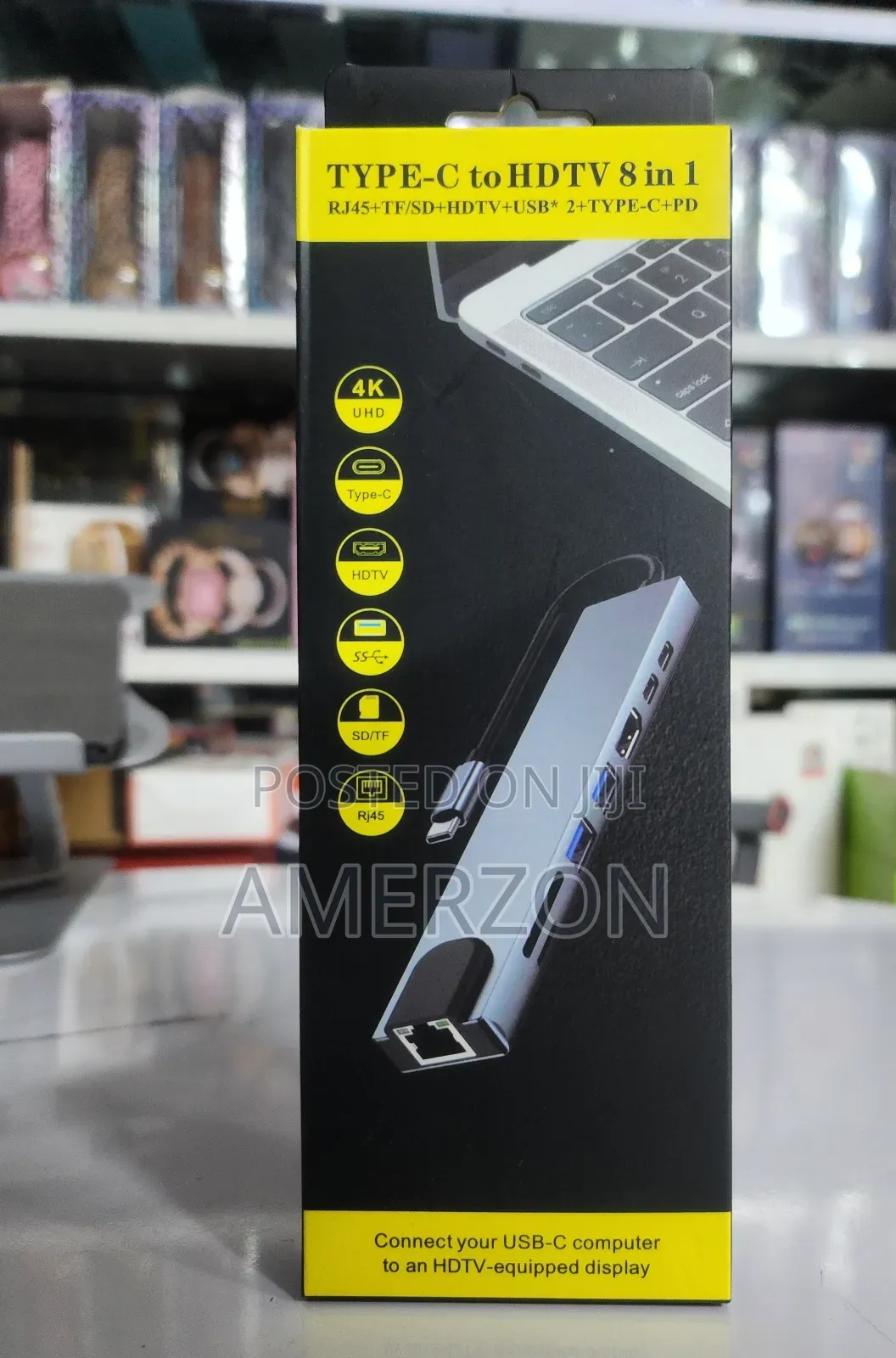 Type-C Usb Card Reader Audio Jack Multi-Port Connectivity For
