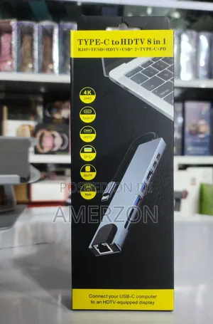 Type-C Usb Card Reader Audio Jack Multi-Port Connectivity For