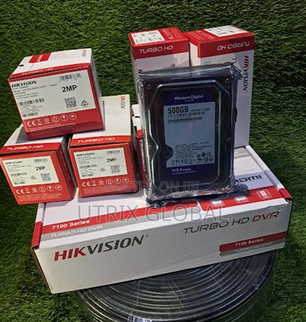 Hikvision 5 Camera Cctv System Full Installation Kit - main view