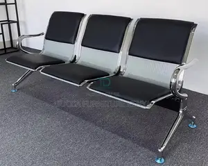 3-seater Padded Office Reception Bench