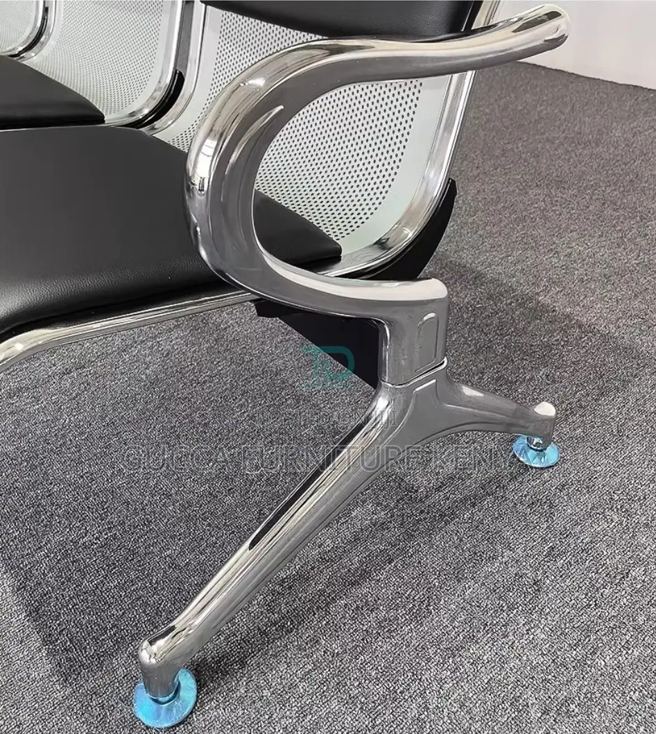 3-seater Padded Office Reception Bench