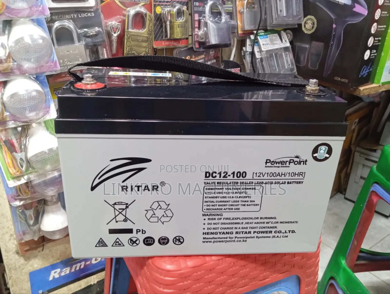 100ah Ritar Battery