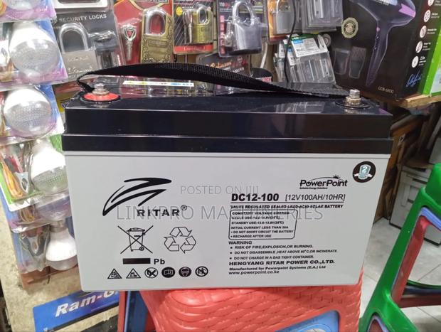 100ah Ritar Battery - main view