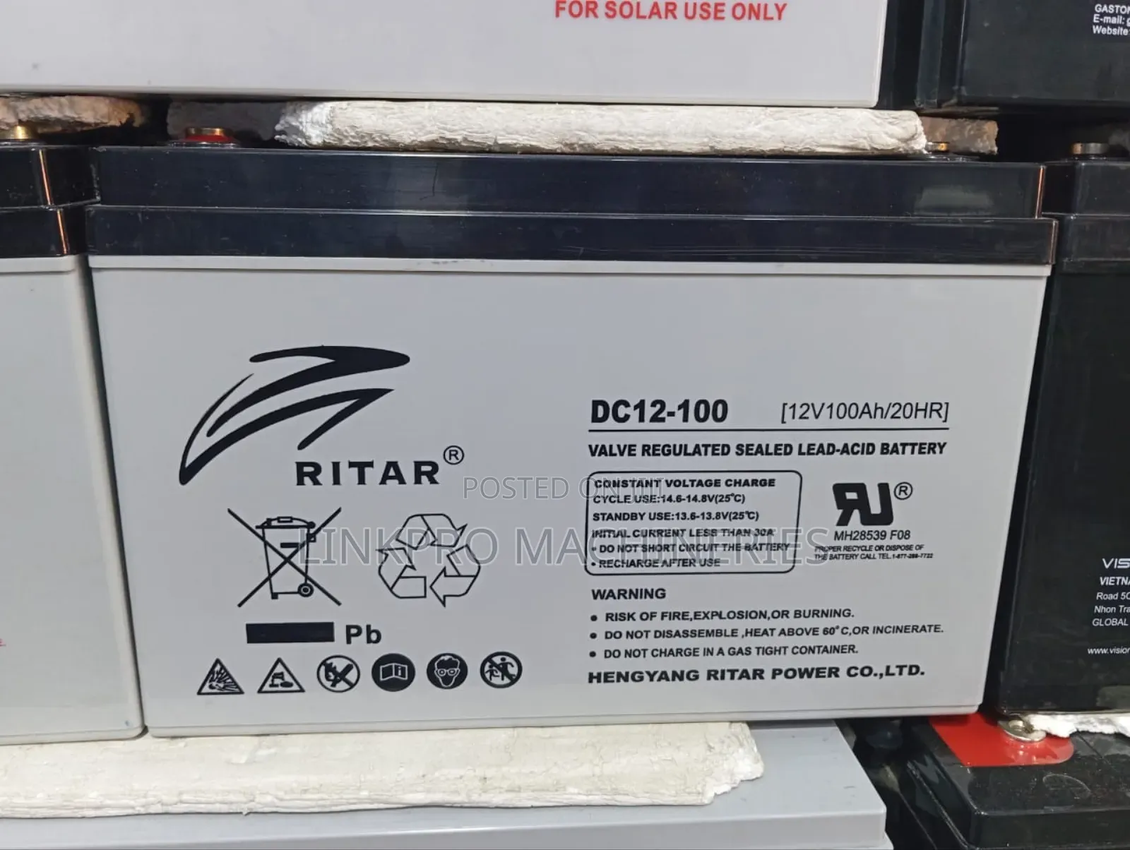 100ah Ritar Battery