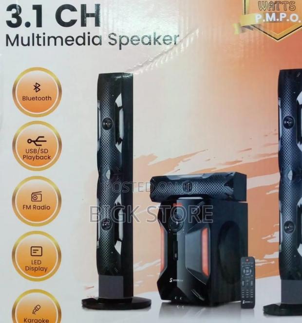Sayona Tallboy 1193bt3.1 Channel18000wattsRemote ,Usb/Fm/Bluetooth/