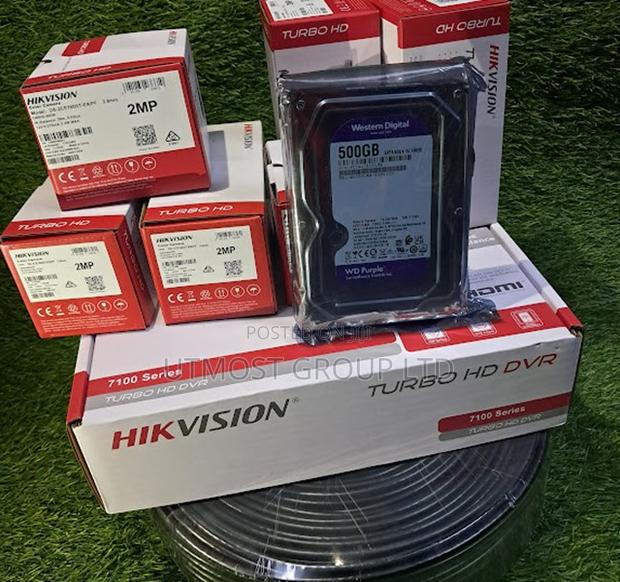 Hikvision 8ch DVR 5 Camera Recording Kit