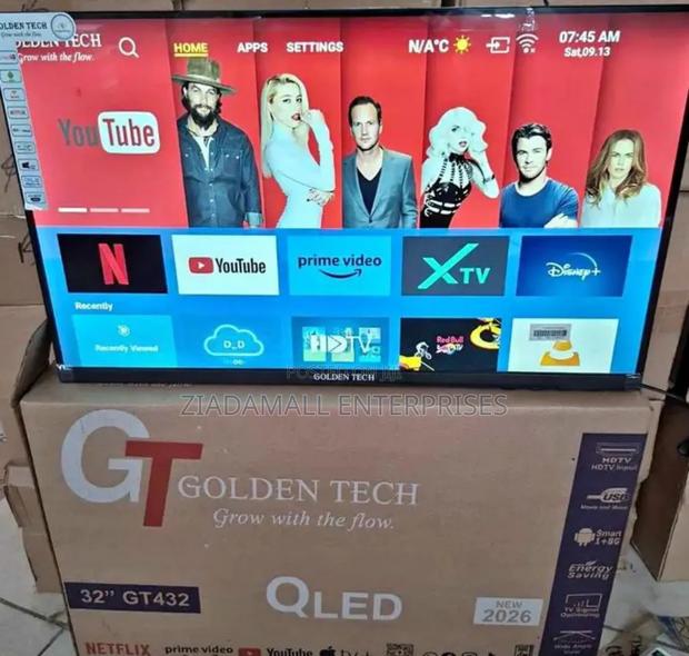 Golden Tech 32” Smart Android Qled Tv – Entertainment Without Limits - thumbnail 3