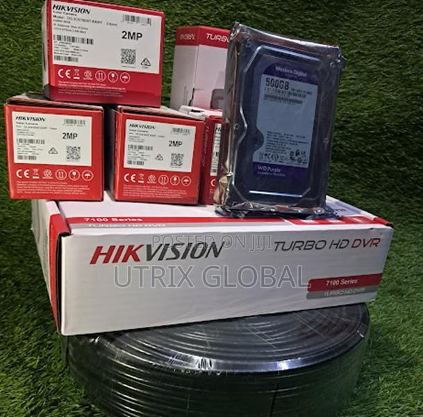 Hikvision Cctv Bundle 5 Cameras Dvr And Hdd