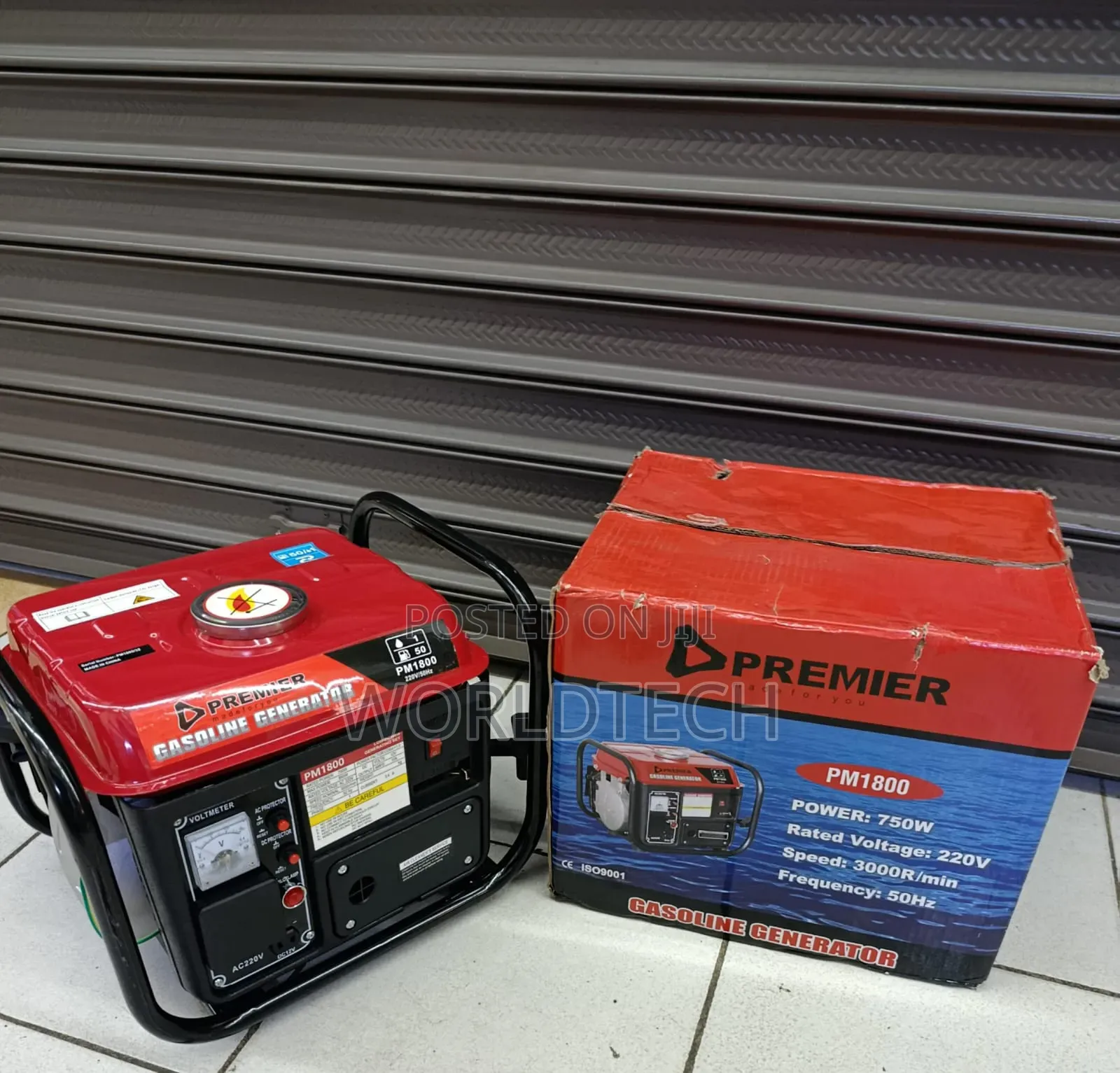 Premier 750watts Gasoline Generator/Premier Electric Gasoline Generato