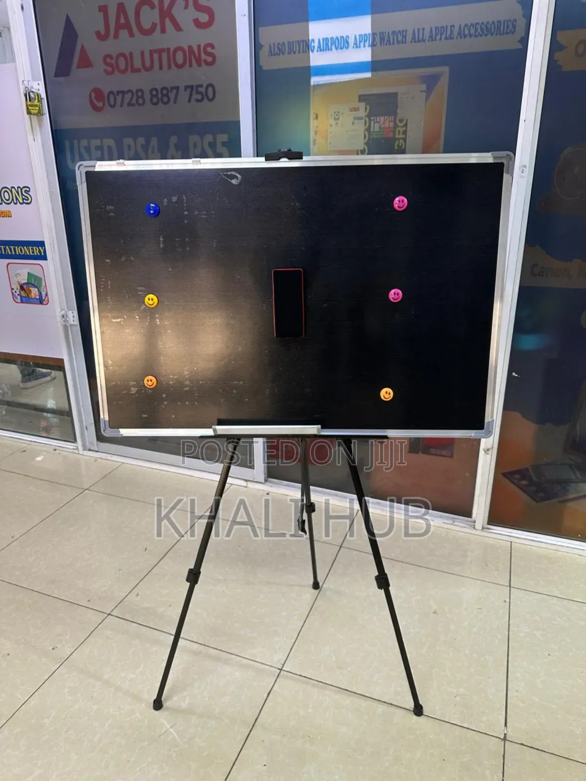 Double Sided Blackboard With Stand for Events and Parties Magnetic