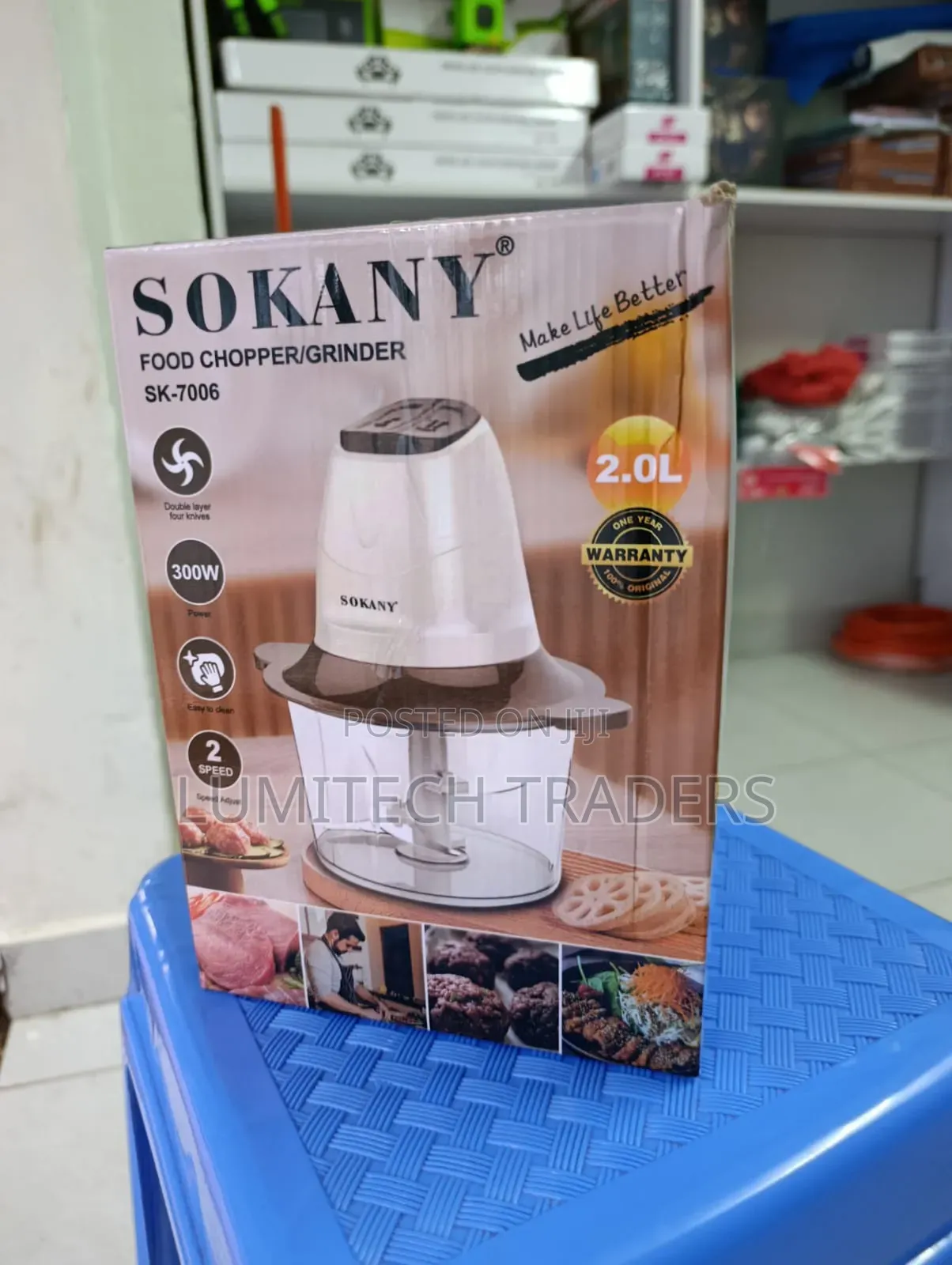 Sokany 2ltrs Electric Food Chopper