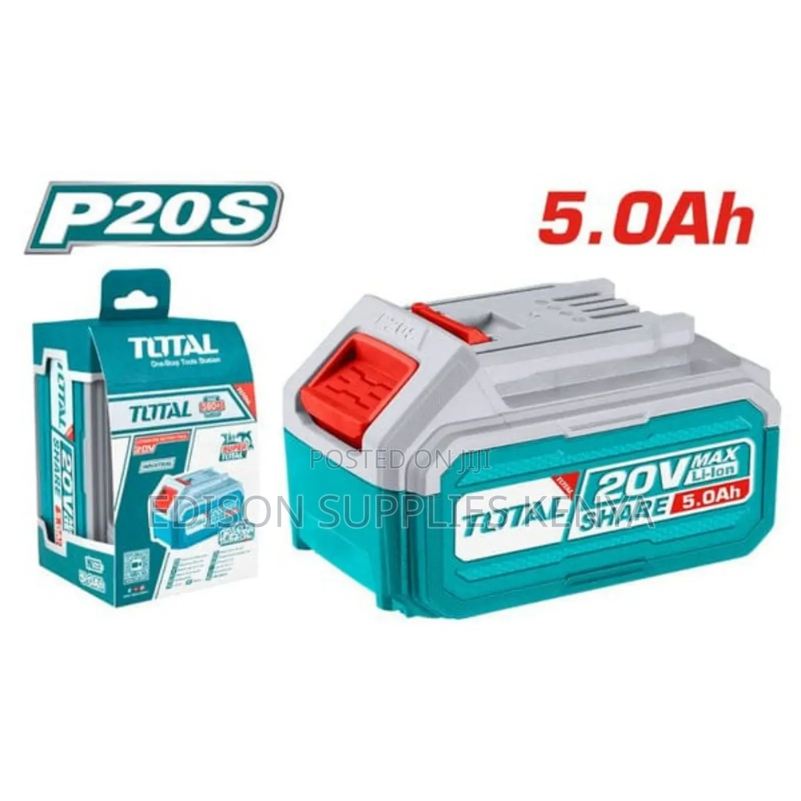 Total 20v Lithium-ion 5.0ah Battery Pack For Cordless Drill Tools