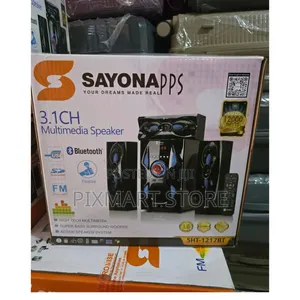 Sayona SHT-1217bt 3.1ch Home Theater 12000w Bt/Fm/Usb