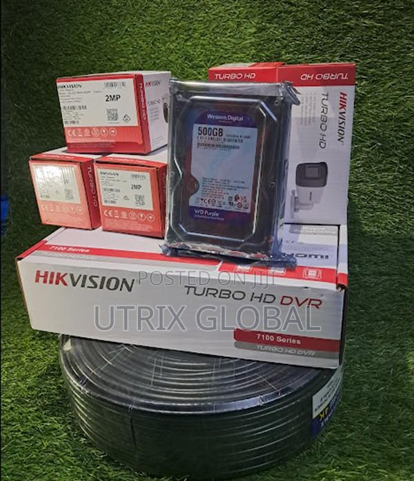 Hikvision 8 Channel Cctv Kit 5 Hd Cameras