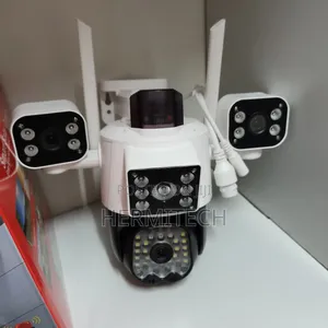 New Model Surveillance Camera With Triple Lens 4g Enabled