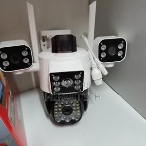 New Model Surveillance Camera With Triple Lens 4g Enabled