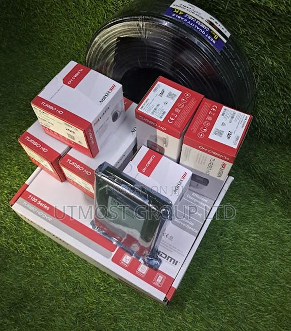 Hikvision 8 Channel DVR 5 Camera Complete Kit