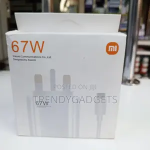 Xiaomi 67w Fast Charger Adapter With Type-C Cable Combo