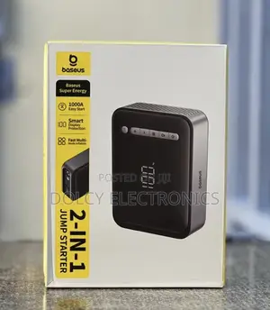 Baseus Super Energy 2 in 1 Car Jump Starter Power Bank (1000a)