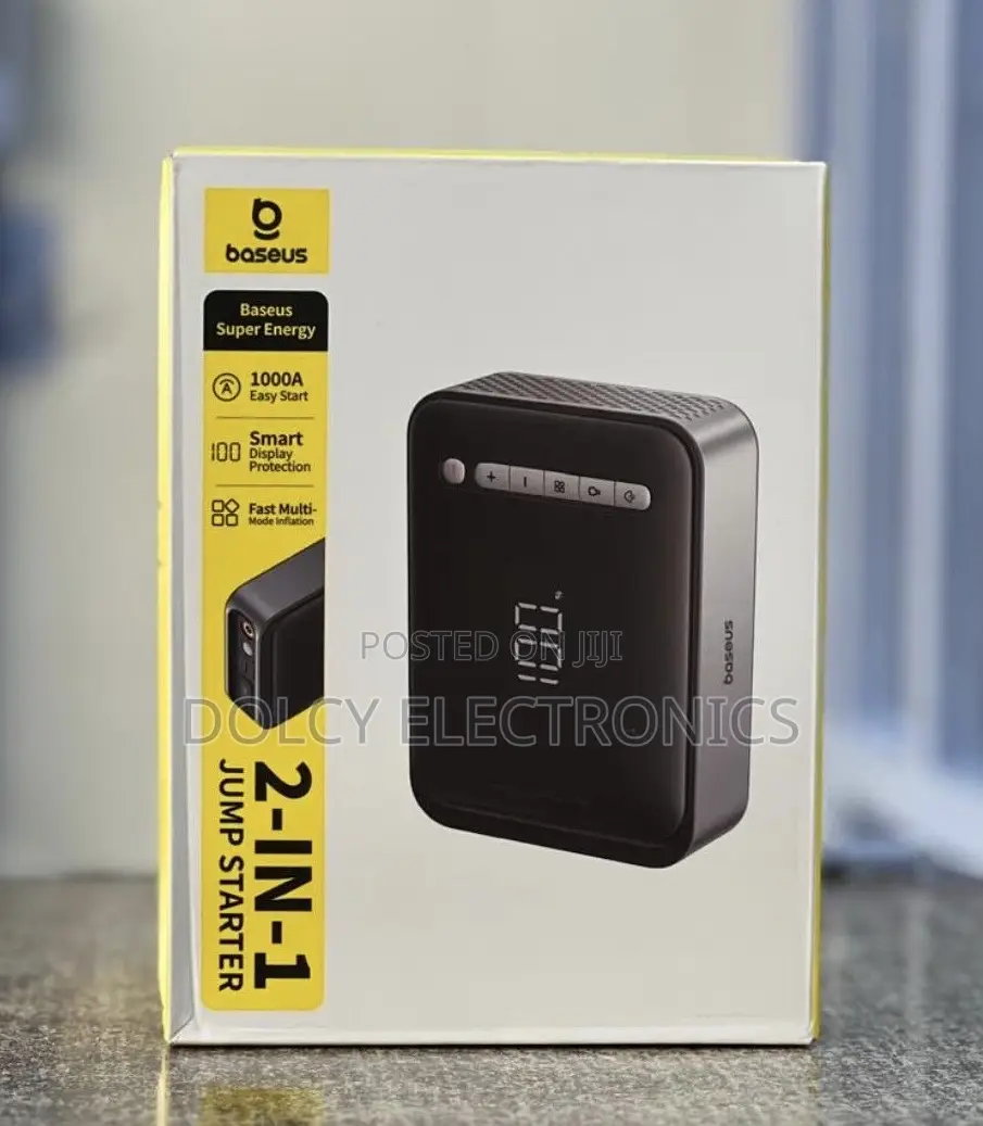 Baseus Super Energy 2 in 1 Car Jump Starter Power Bank (1000a)