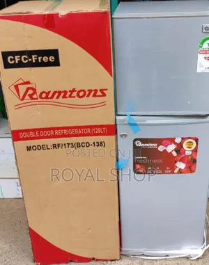 Ramtons 213litres Double Door Fridge