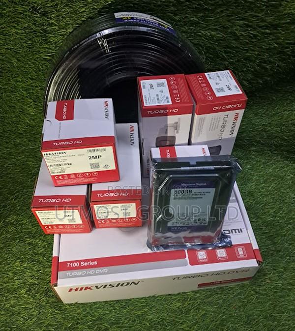 Hikvision 5 Camera Monitoring Kit With HDD