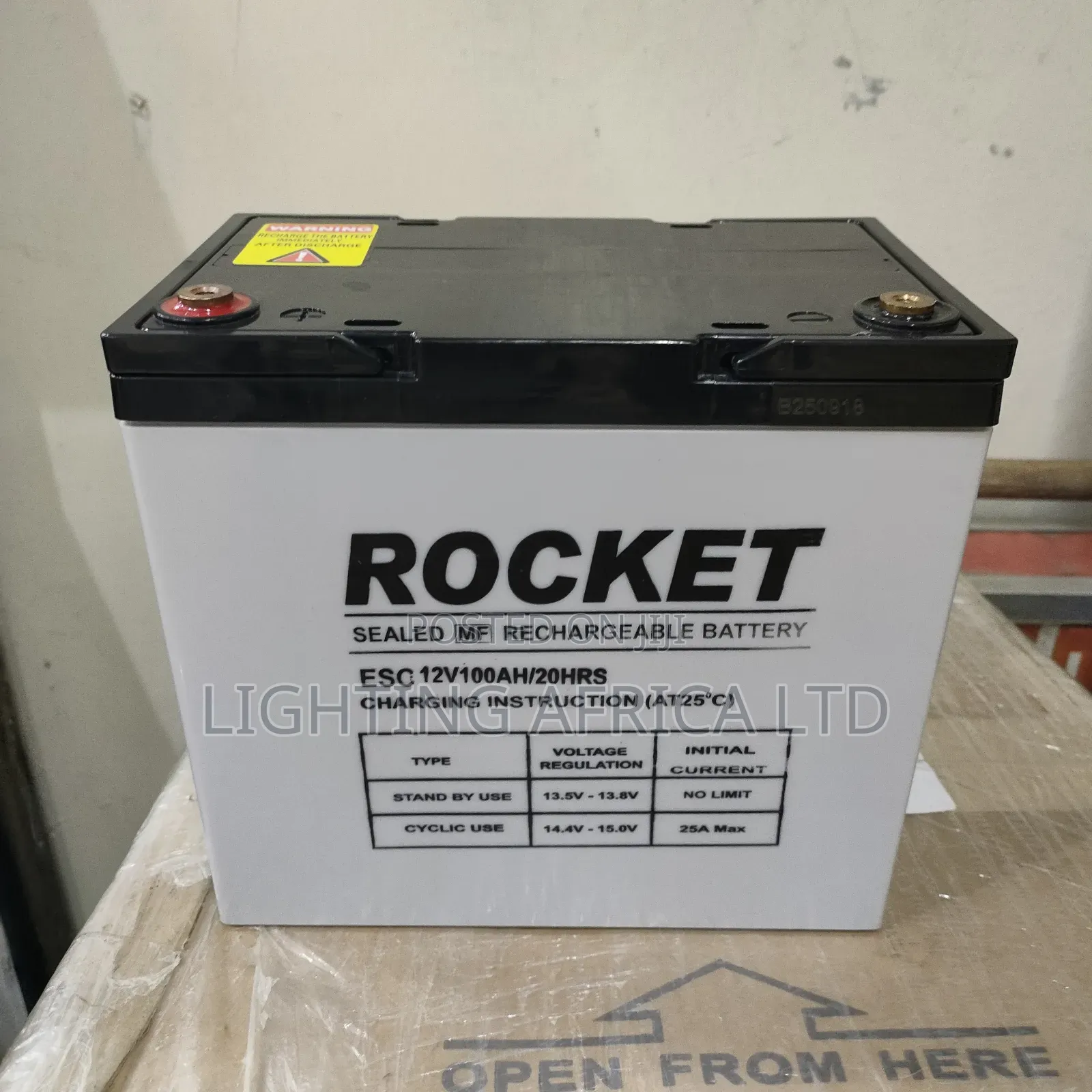 Brand New 100 Ah - 20hrs Rocket Gel Solar Battery.