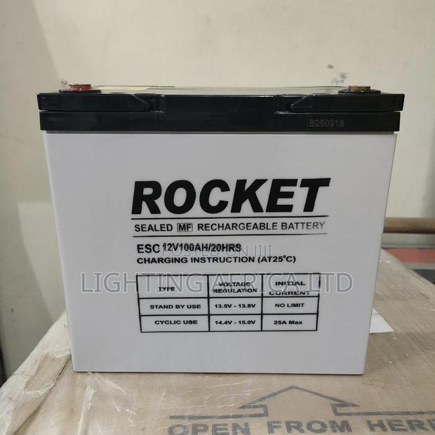100 Ah - 20hrs Rocket Gel Solar Battery. - main view
