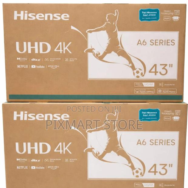 Hisense 43 Inch Android Smart Tv With Google Tv Voice Control - main view